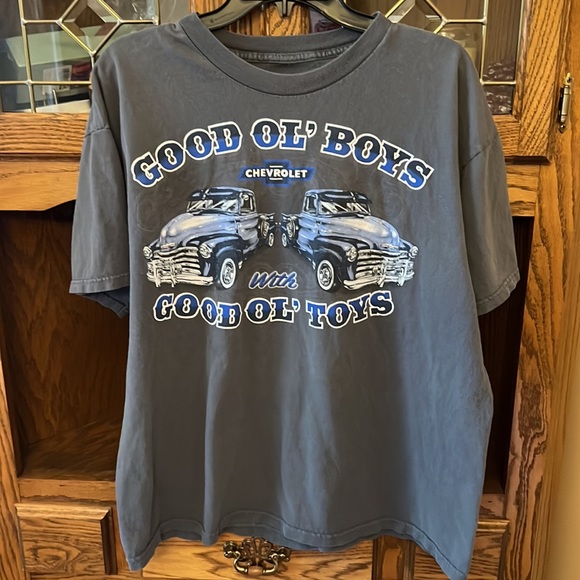 Vintage Chevrolet Good Ol’ Boys Gray Tee. XL - Picture 2 of 3
